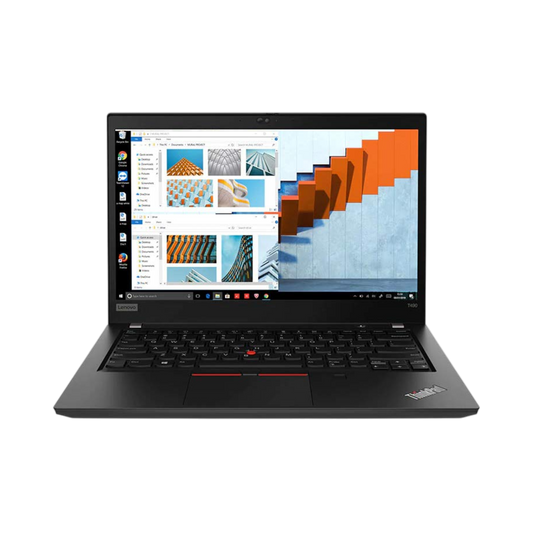 (Refurbished) Lenovo ThinkPad T490 8th Gen Laptop | Windows 11 | Ms Office | Intel HD Graphics | 14 Inch Black