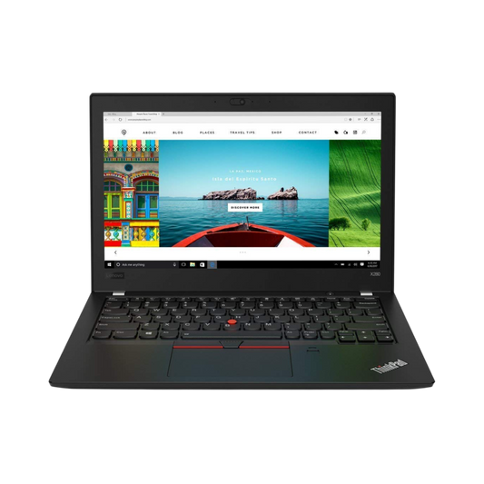 (Refurbished) Lenovo ThinkPad X280 8th Gen Laptop | Windows 11 | Ms Office | Intel HD Graphics | 12.5 Inch Black