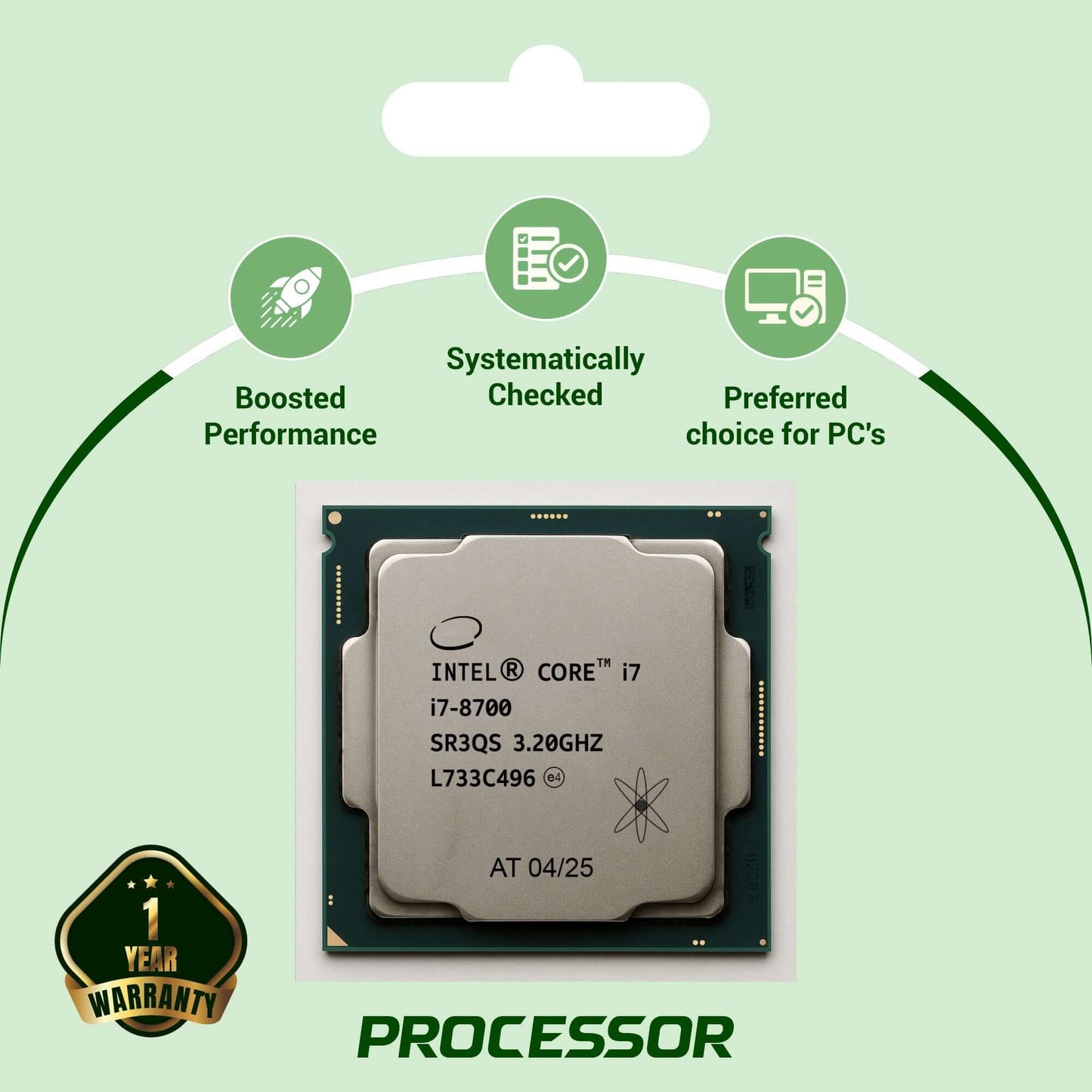 Intel Core i7 8th Generation Processor for all motherboards