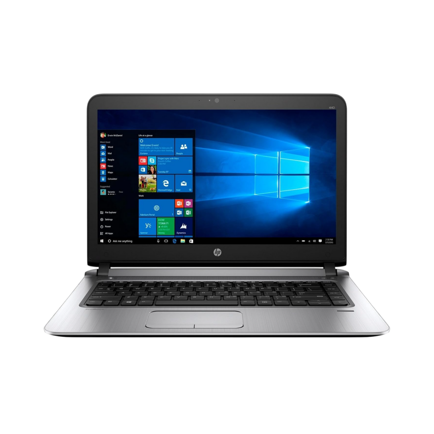 (Refurbished) HP 440 G3 | i5 6th Gen Laptop | Windows 11 | Ms Office | Intel HD Graphics | 14 Inch Black