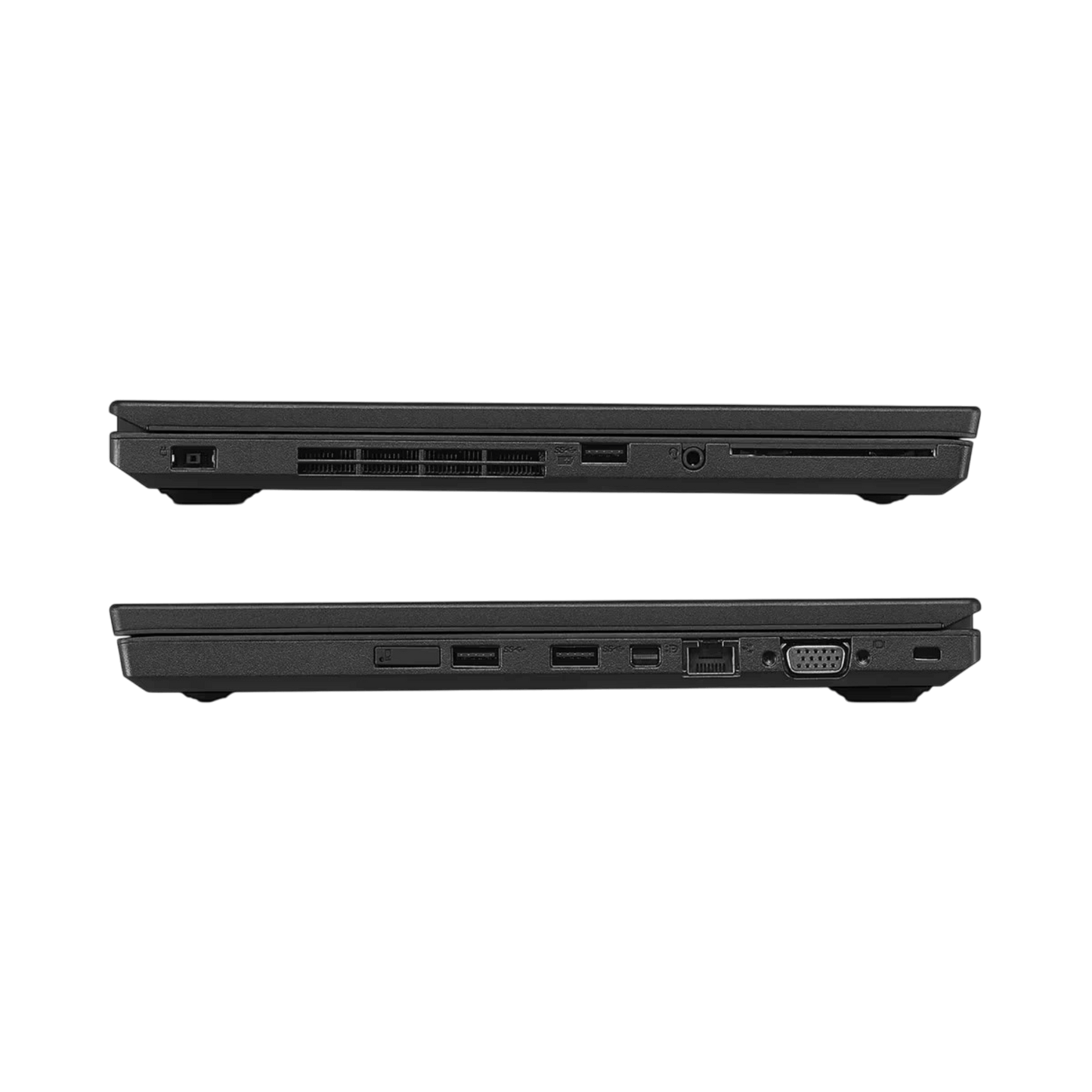 Refurbished Laptop Lenovo ThinkPad L460 side profile highlighting durable build