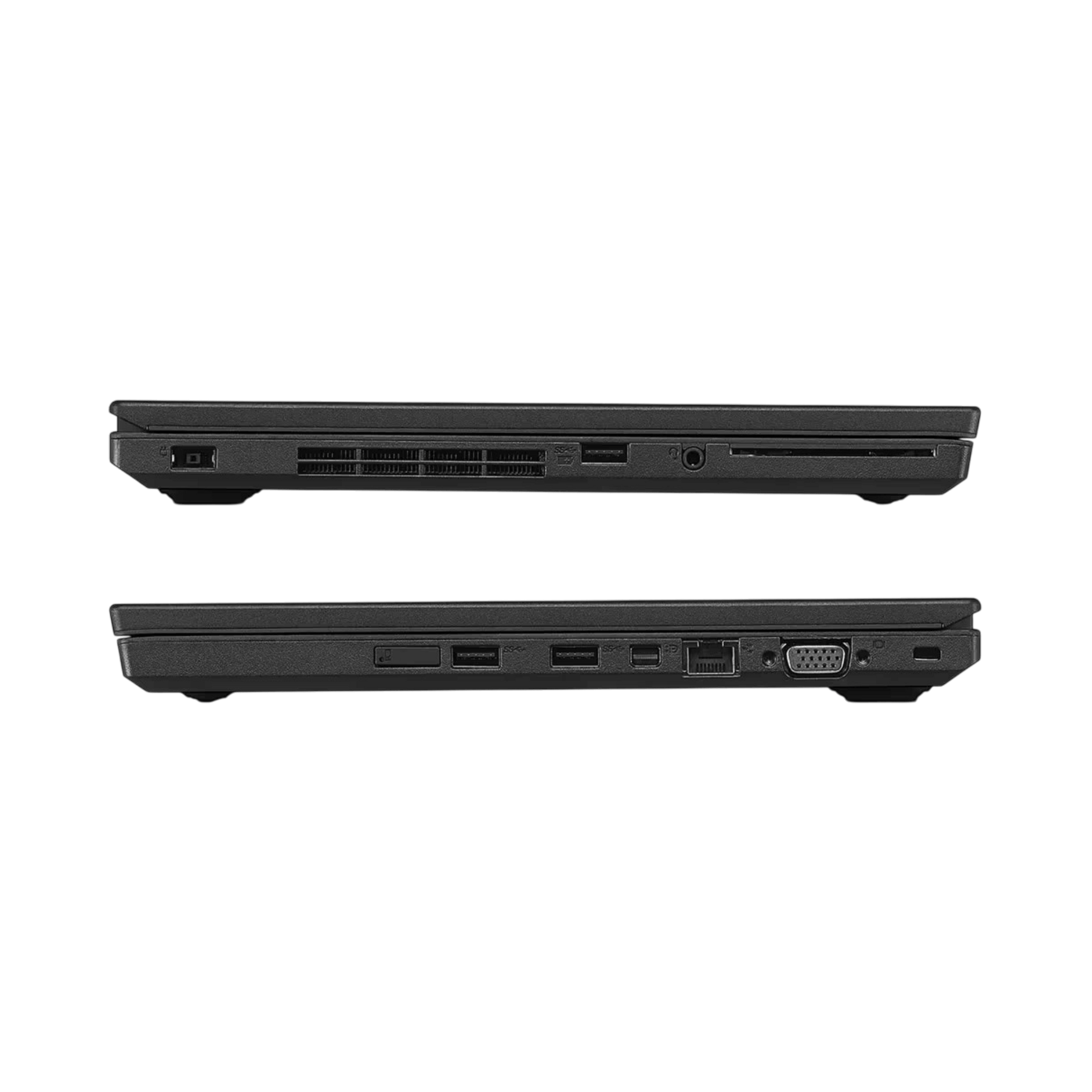 Refurbished Laptop Lenovo ThinkPad L460 side profile highlighting durable build