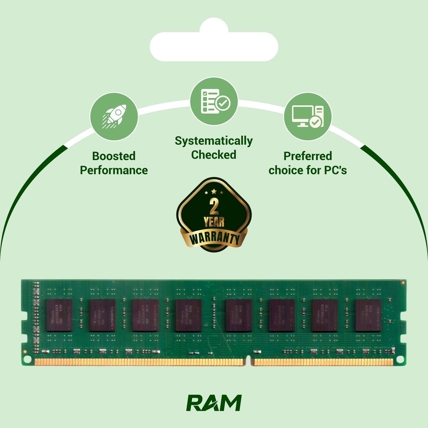 16 GB DDR4 desktop RAM — Computer Ram for cpu