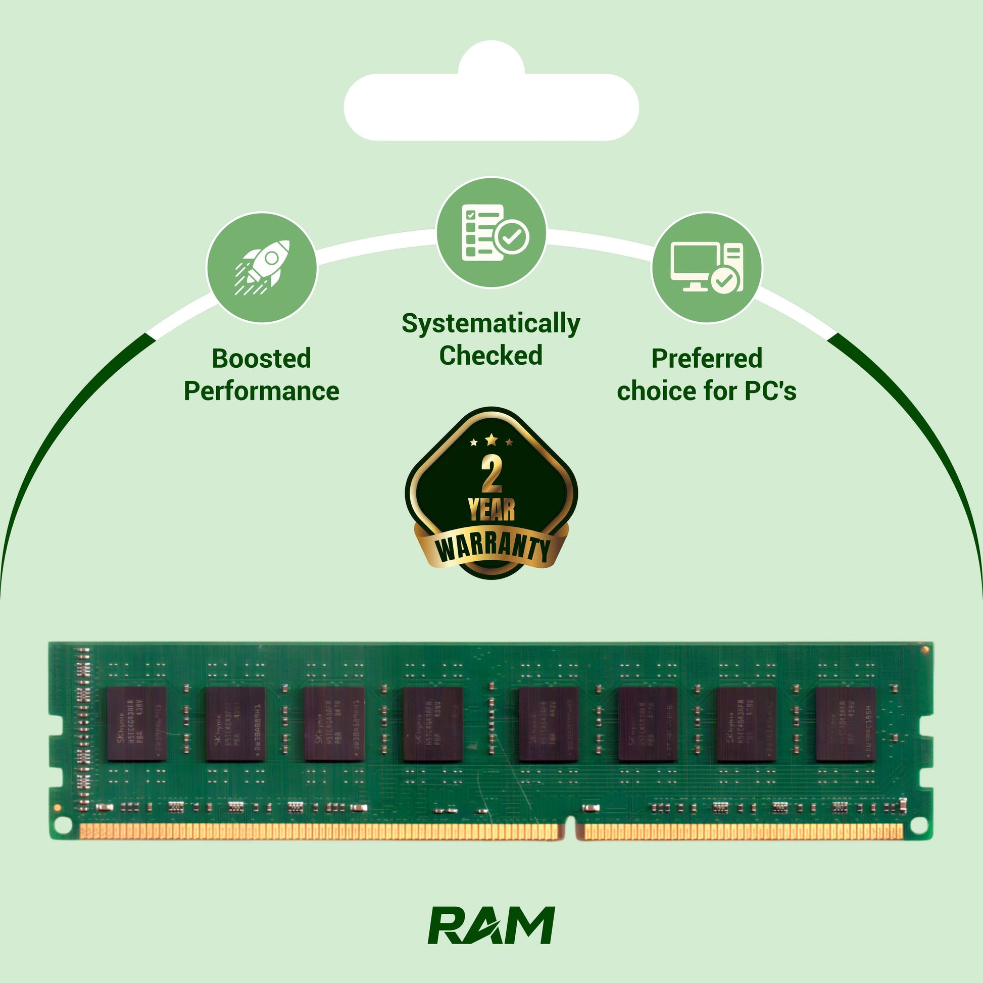 16 GB DDR4 desktop RAM — Computer Ram for cpu