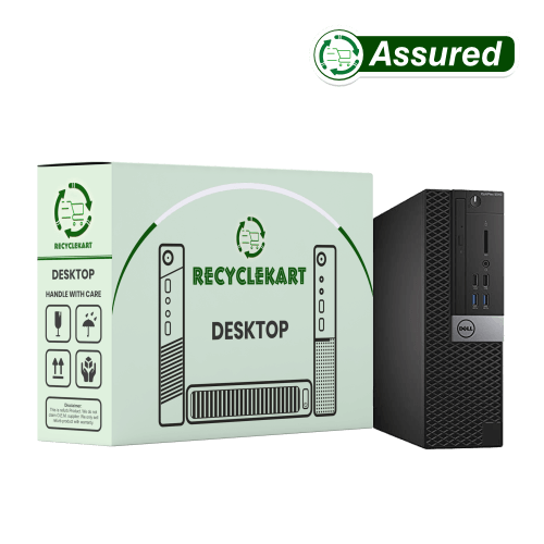 Front view of Dell 6th Gen Refurbished desktop PC for office, professional, and home use