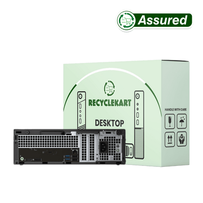 Rear panel ports and ventilation of Dell 6th Gen Refurbished desktop PC