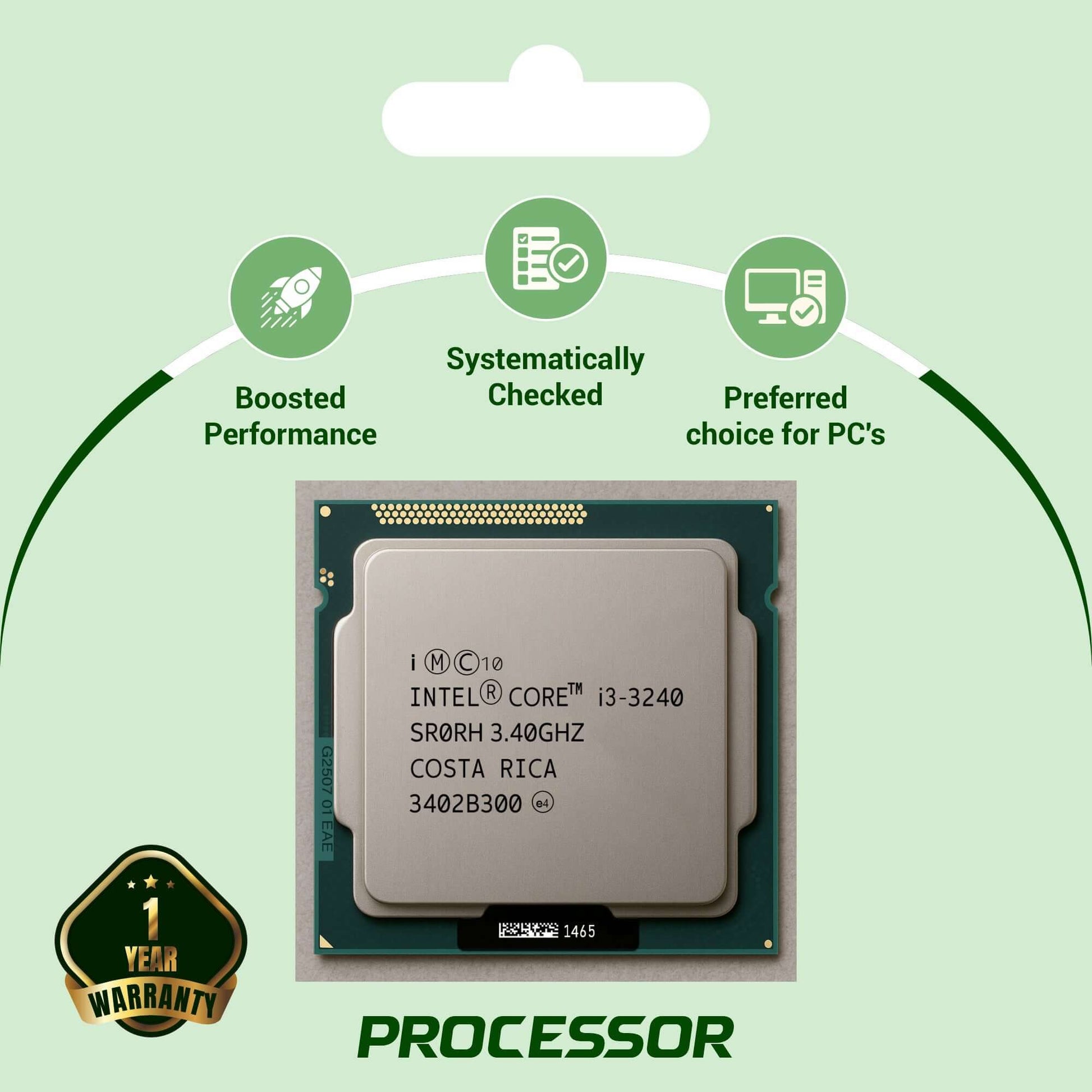 Intel Core i3 3rd Gen Processor for all motherboards