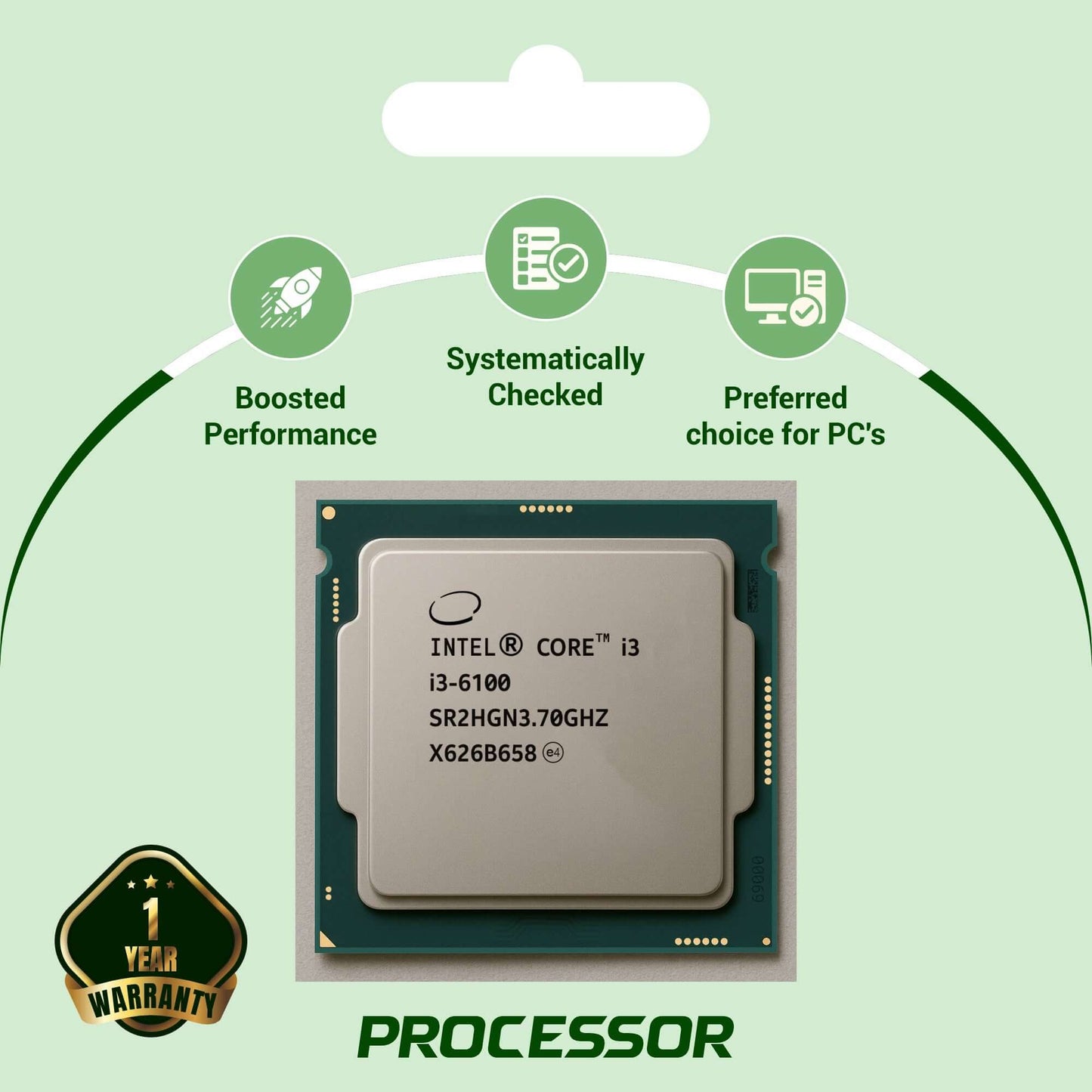 Intel Core i3 6th Gen Processor for all motherboards