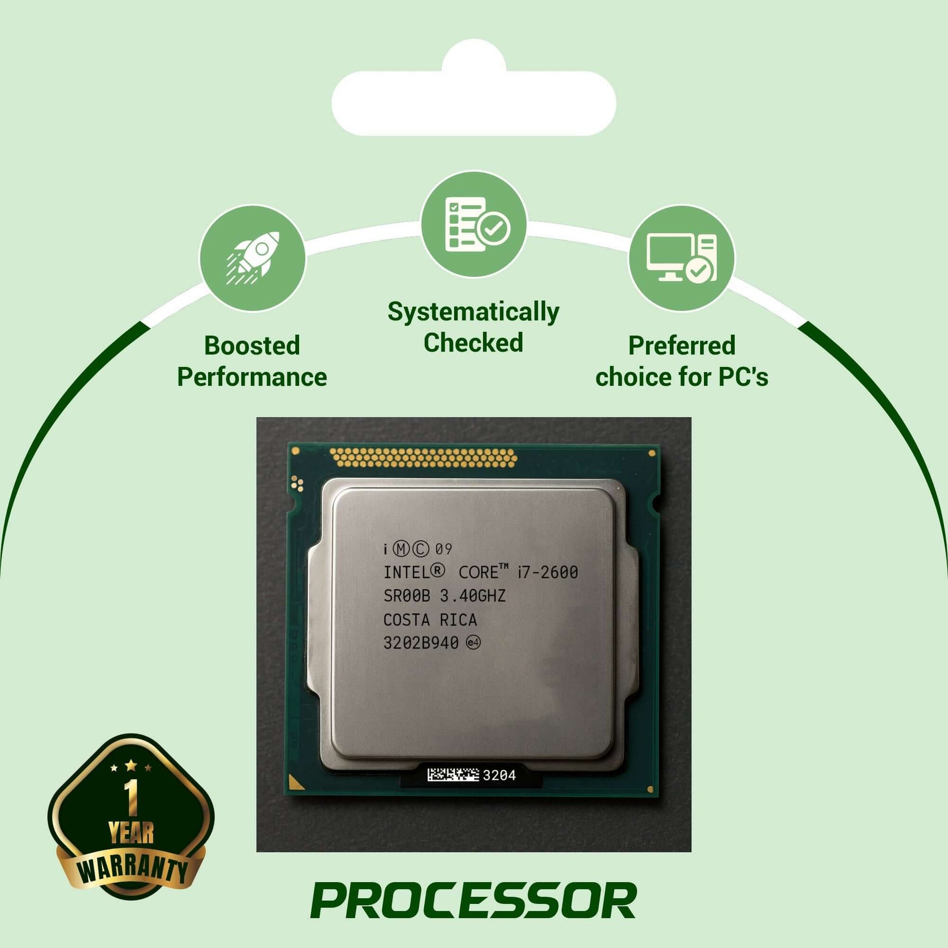 Intel Core i7 2nd Gen Processor for all motherboards