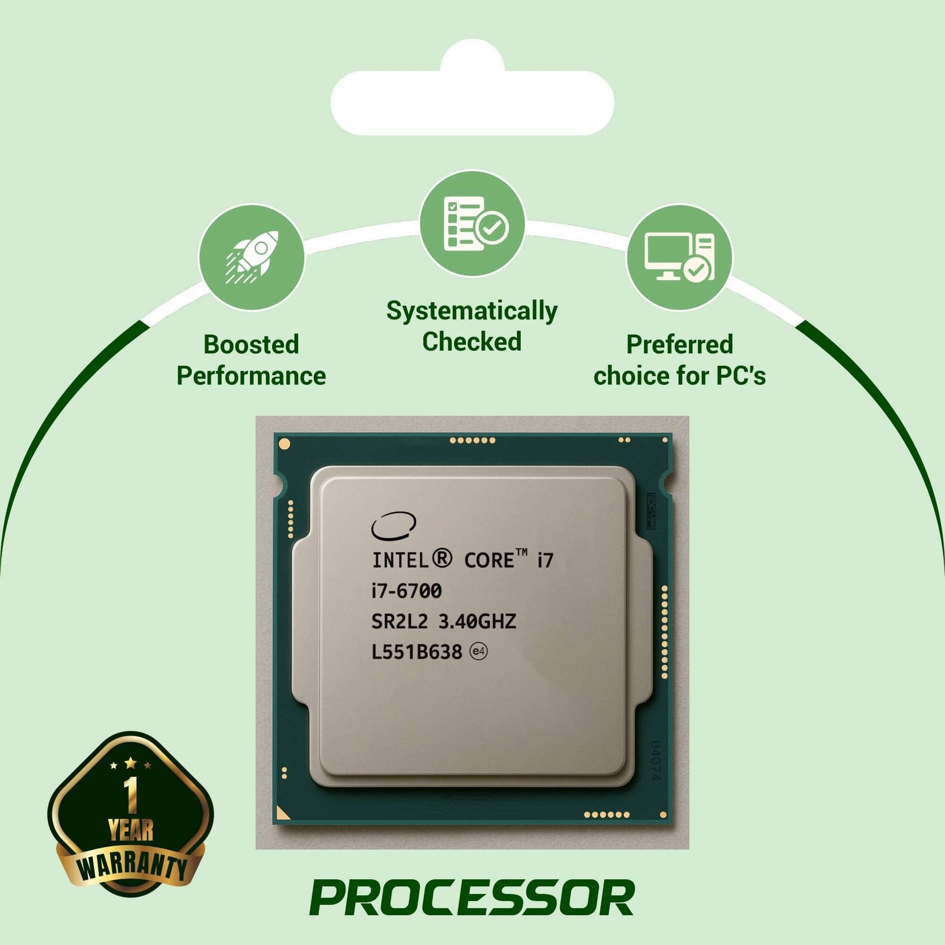 "Intel Core i7 6th Gen Processor for all motherboards"