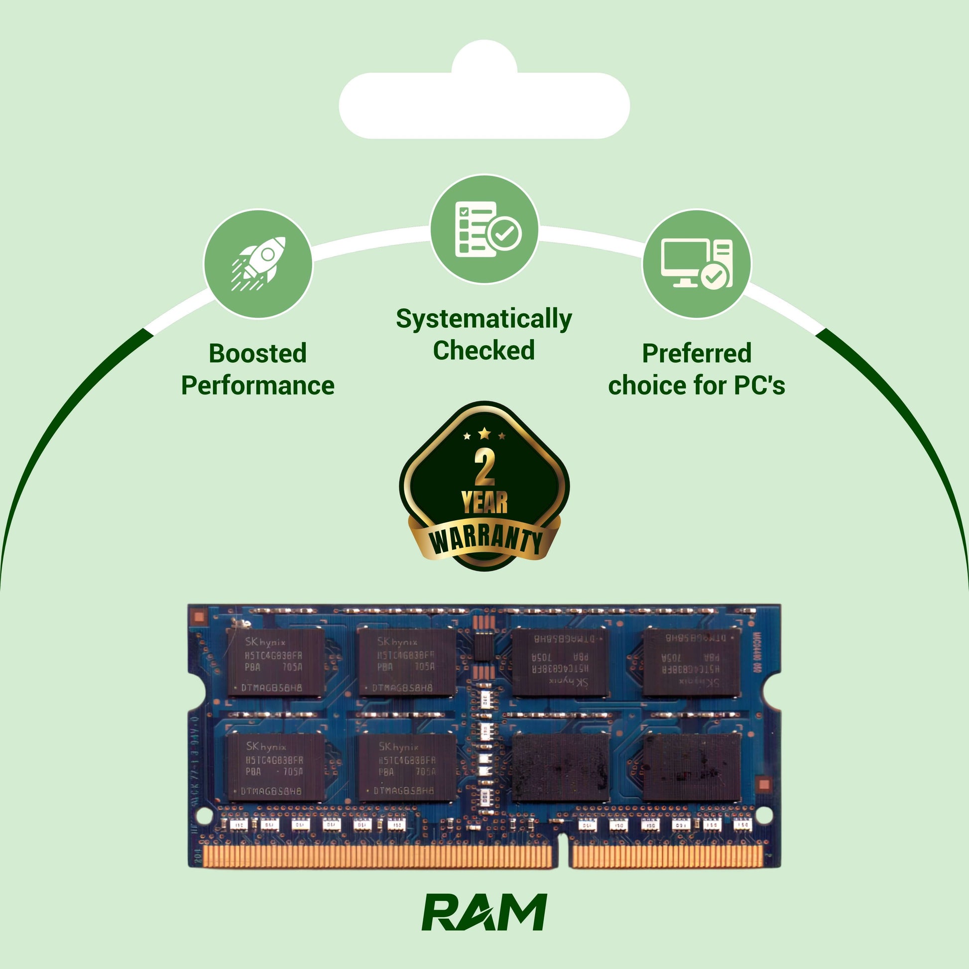 8 GB DDR4 laptop RAM — performance Ram for laptops